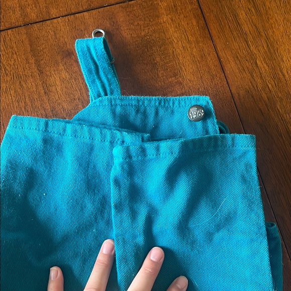 The Children's Place Blue Denim Overalls - Picture 3 of 3